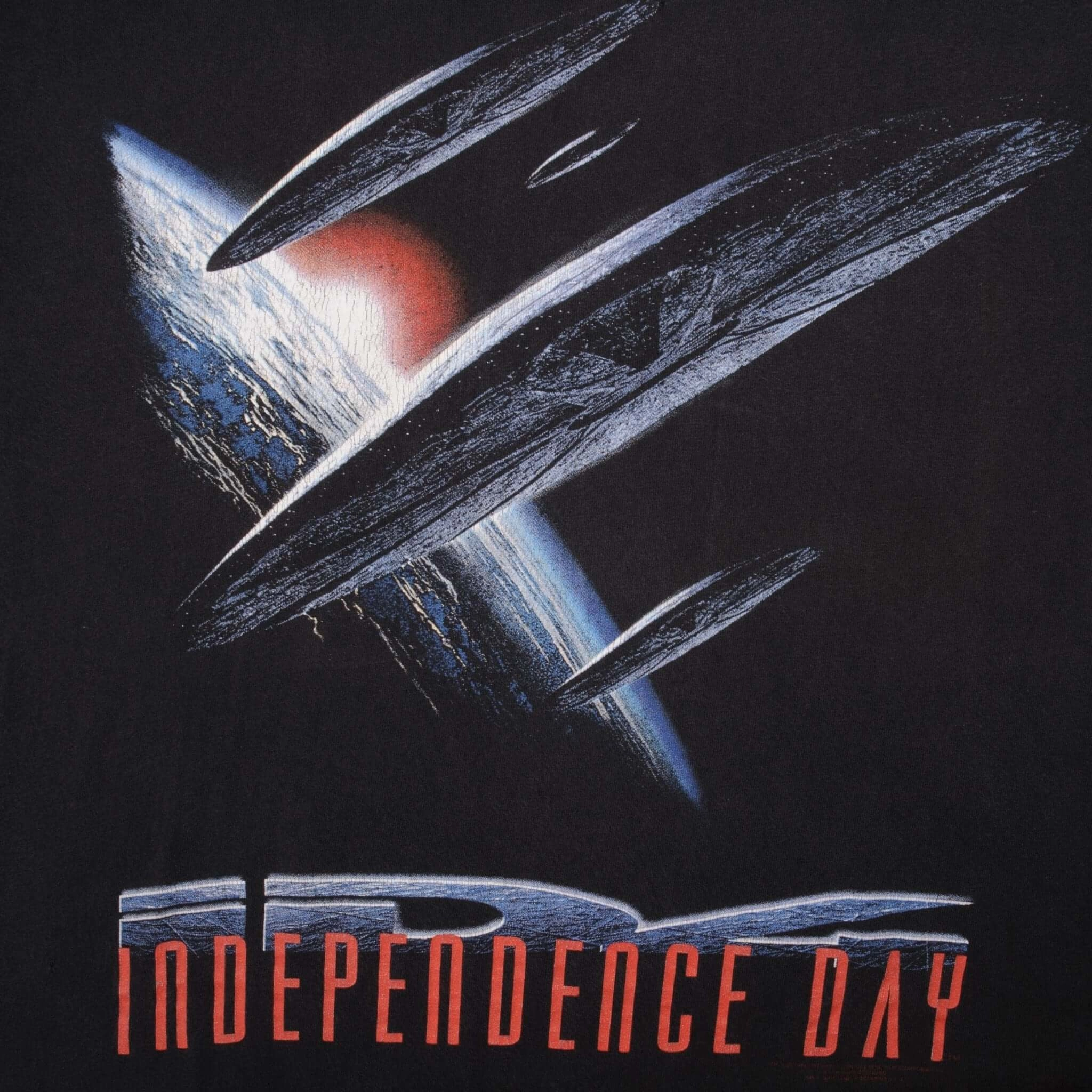 VINTAGE INDEPENDENCE DAY TEE SHIRT MOVIE PROMO 1996 SIZE LARGE