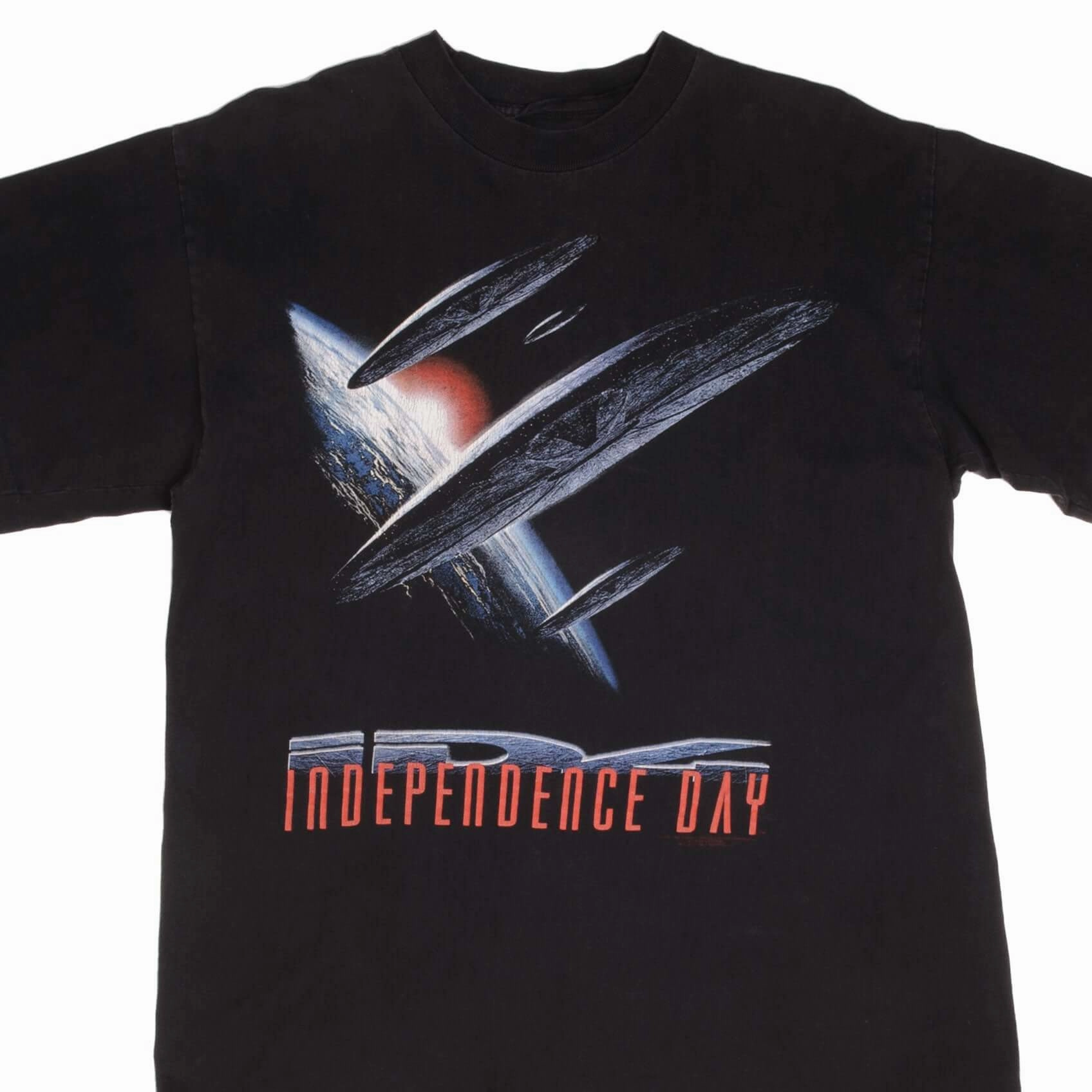 VINTAGE INDEPENDENCE DAY TEE SHIRT MOVIE PROMO 1996 SIZE LARGE