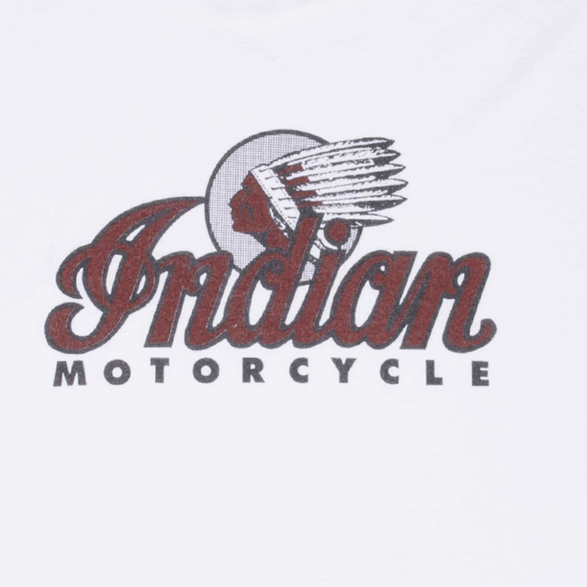VINTAGE INDIAN MOTOCYCLE BIKER TEE SHIRT 1990S 2XL