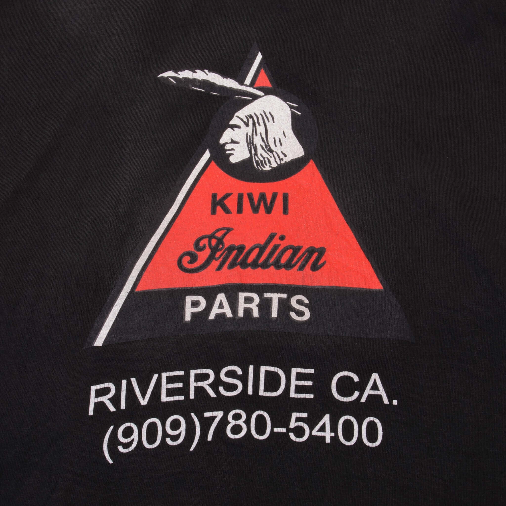 VINTAGE INDIAN MOTOCYCLE TEE SHIRT 1990s LARGE RIVERSIDE CA