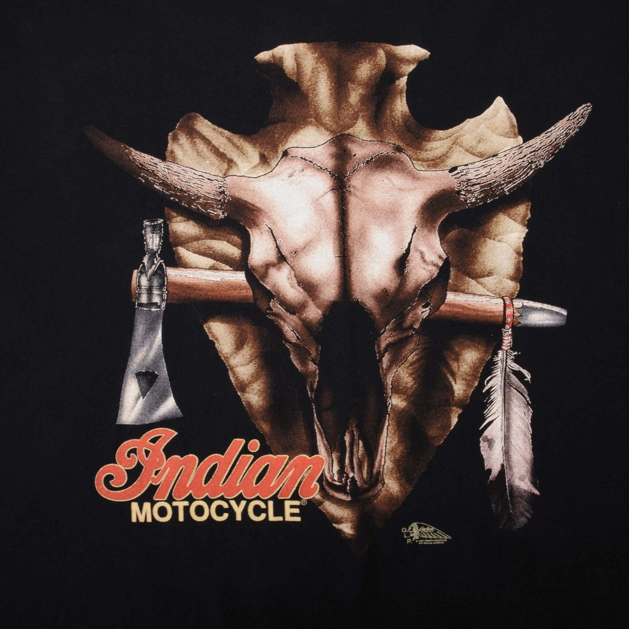 VINTAGE INDIAN MOTOCYCLE TEE SHIRT 1992 SIZE XL MADE IN USA