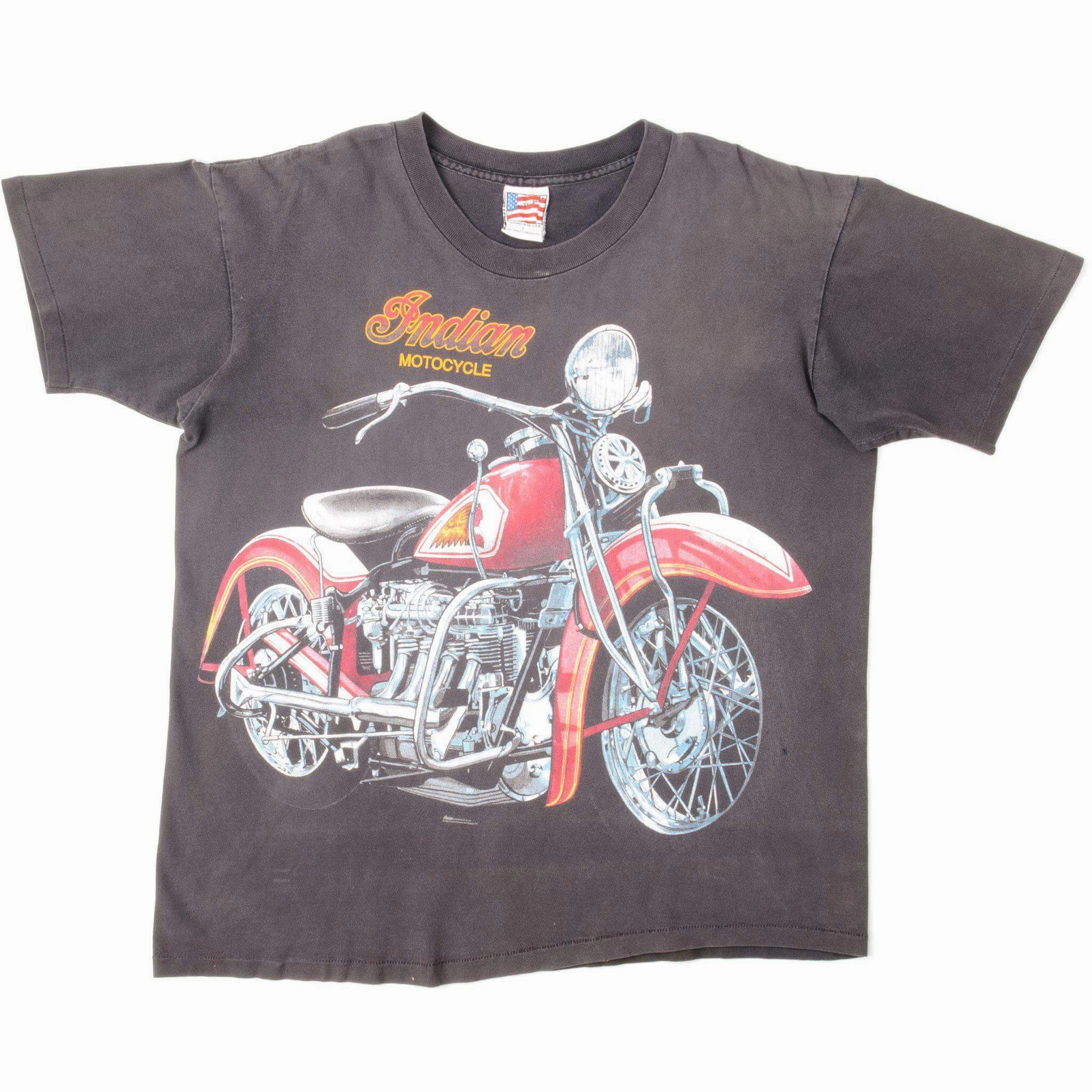 VINTAGE INDIAN MOTOCYCLE TEE SHIRT 1995 SIZE LARGE MADE IN USA