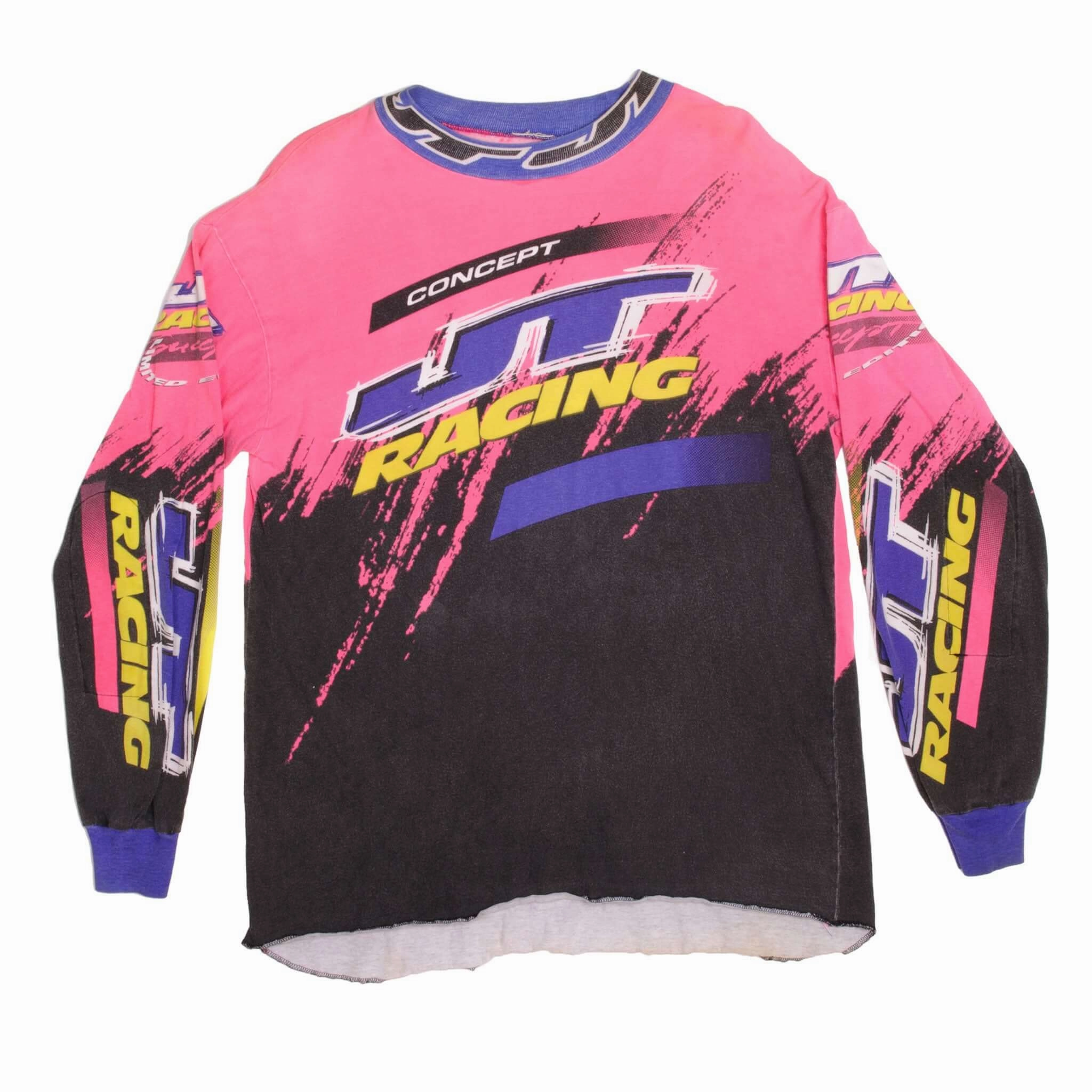VINTAGE JT RACING CONCEPT MOTOCROSS LONG SLEEVES TEE SHIRT JERSEY SIZE XL 1990s