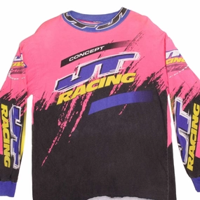 VINTAGE JT RACING CONCEPT MOTOCROSS LONG SLEEVES TEE SHIRT JERSEY SIZE XL 1990s
