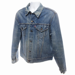 VINTAGE LEVIS JACKET SINGLE STITCH SIZE 46 MADE IN USA