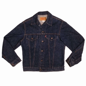 VINTAGE LEVIS JACKET SIZE 38 WITH SINGLE STITCH 2 POCKETS 1971-Mid 1980s MADE IN USA