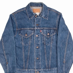 VINTAGE LEVIS TYPE 3 70505 JACKET SINGLE STITCH SIZE 36 1970S MADE IN USA