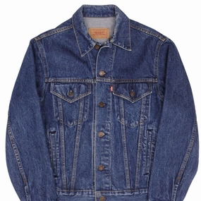VINTAGE LEVIS TYPE 3 DENIM JACKET 4 POCKETS 1980S SIZE 38R MADE IN USA