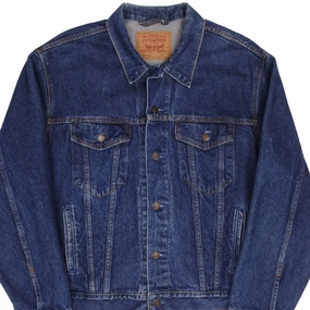 VINTAGE LEVIS TYPE 3 DENIM JACKET 4 POCKETS 1980S SIZE 46 MADE IN USA