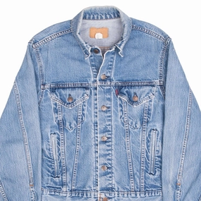 VINTAGE LEVIS TYPE 3 DENIM JACKET 4 POCKETS 71506 1980S SIZE 42 MADE IN USA