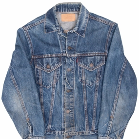 VINTAGE LEVIS TYPE 3 DENIM JACKET SINGLE STITCH BIG E SIZE 36 1970S MADE IN USA