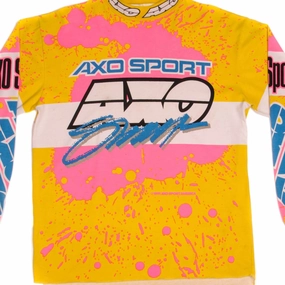 VINTAGE MOTOCROSS AXO SPORT LONG SLEEVES TEE SHIRT 1991 SIZE LARGE