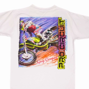 VINTAGE MOTOCROSS TEAM SUZUKI GUY COOPER 1990S TEE SHIRT SIZE LARGE
