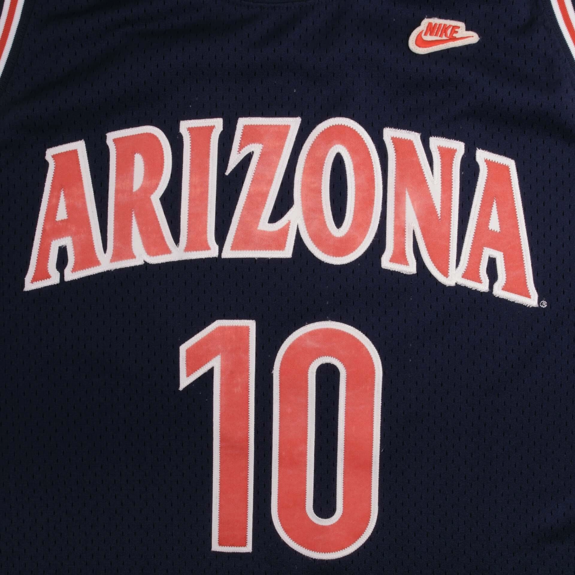 VINTAGE NCAA NIKE ARIZONA WILDCATS MIKE BIBBY #10 1997 JERSEY SIZE LARGE