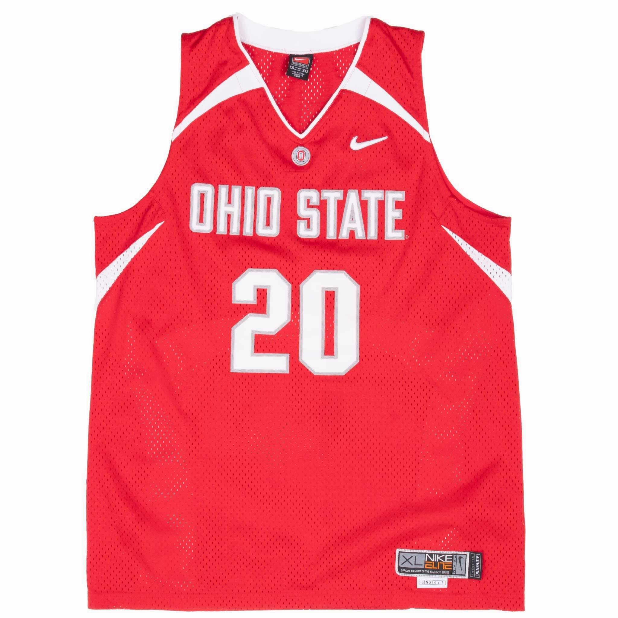 VINTAGE NCAA NIKE OHIO STATE BUCKEYES #20 1990S JERSEY SIZE XL