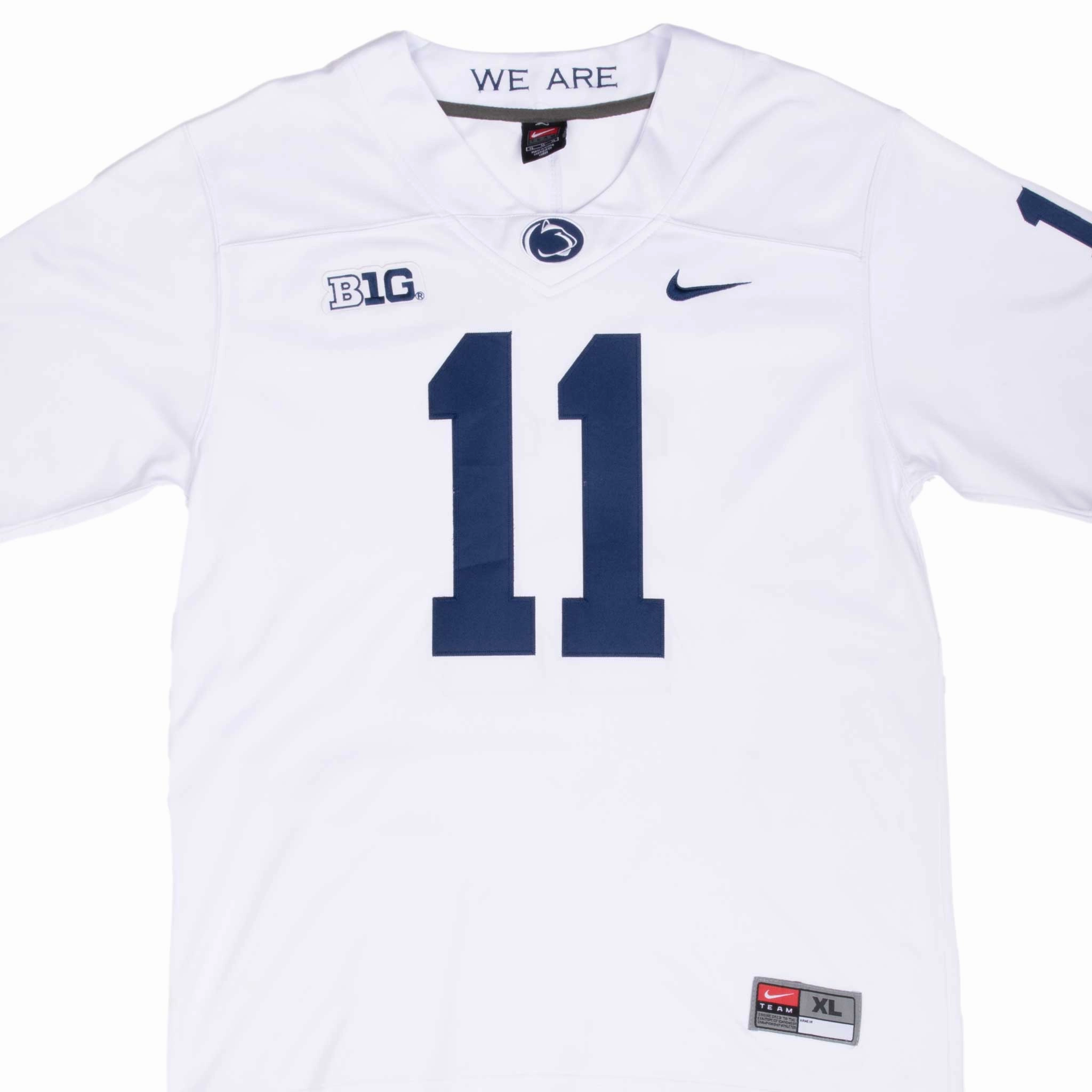 VINTAGE NCAA PENN STATE MICAH PARSONS NIKE FOOTBALL JERSEY SIZE XL
