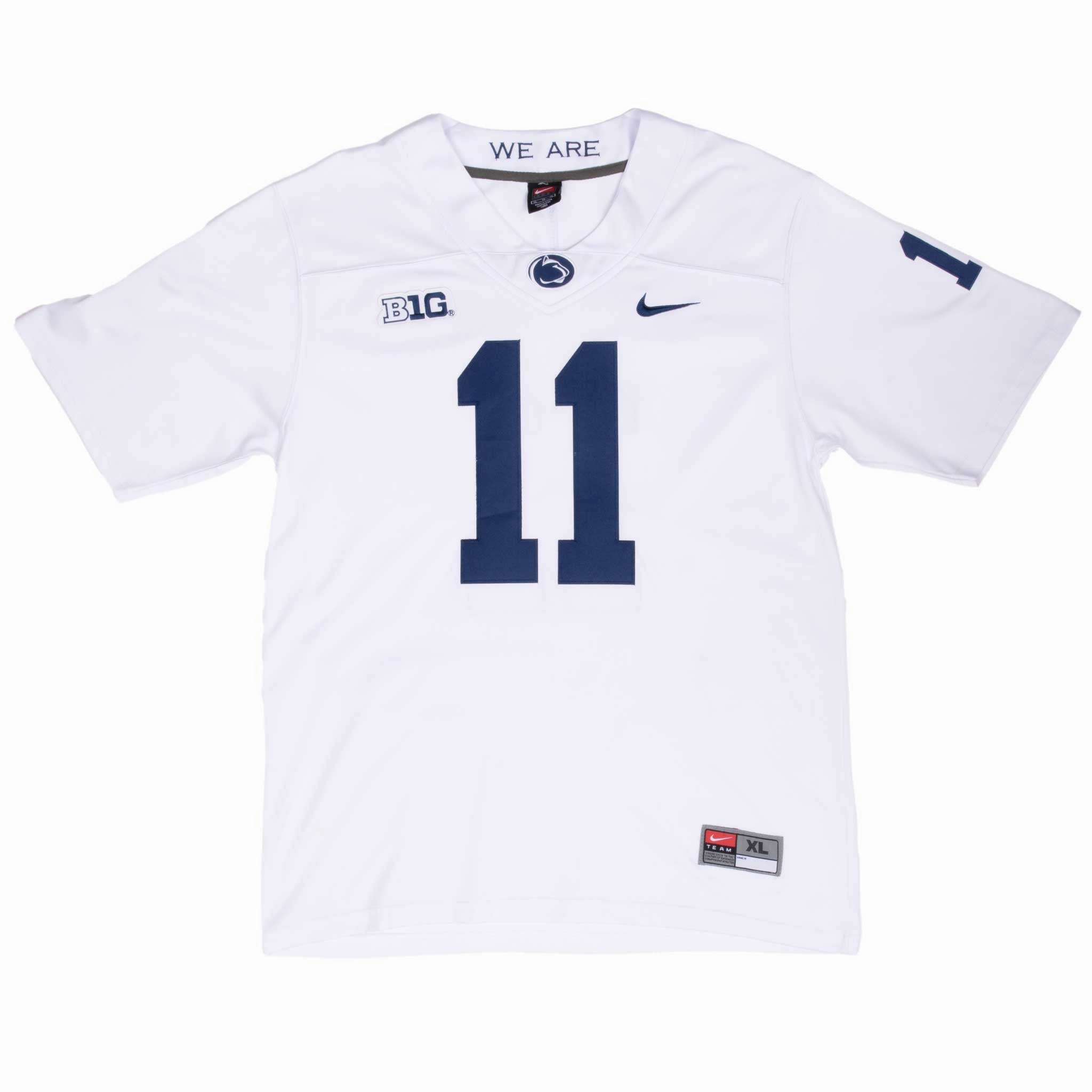 VINTAGE NCAA PENN STATE MICAH PARSONS NIKE FOOTBALL JERSEY SIZE XL