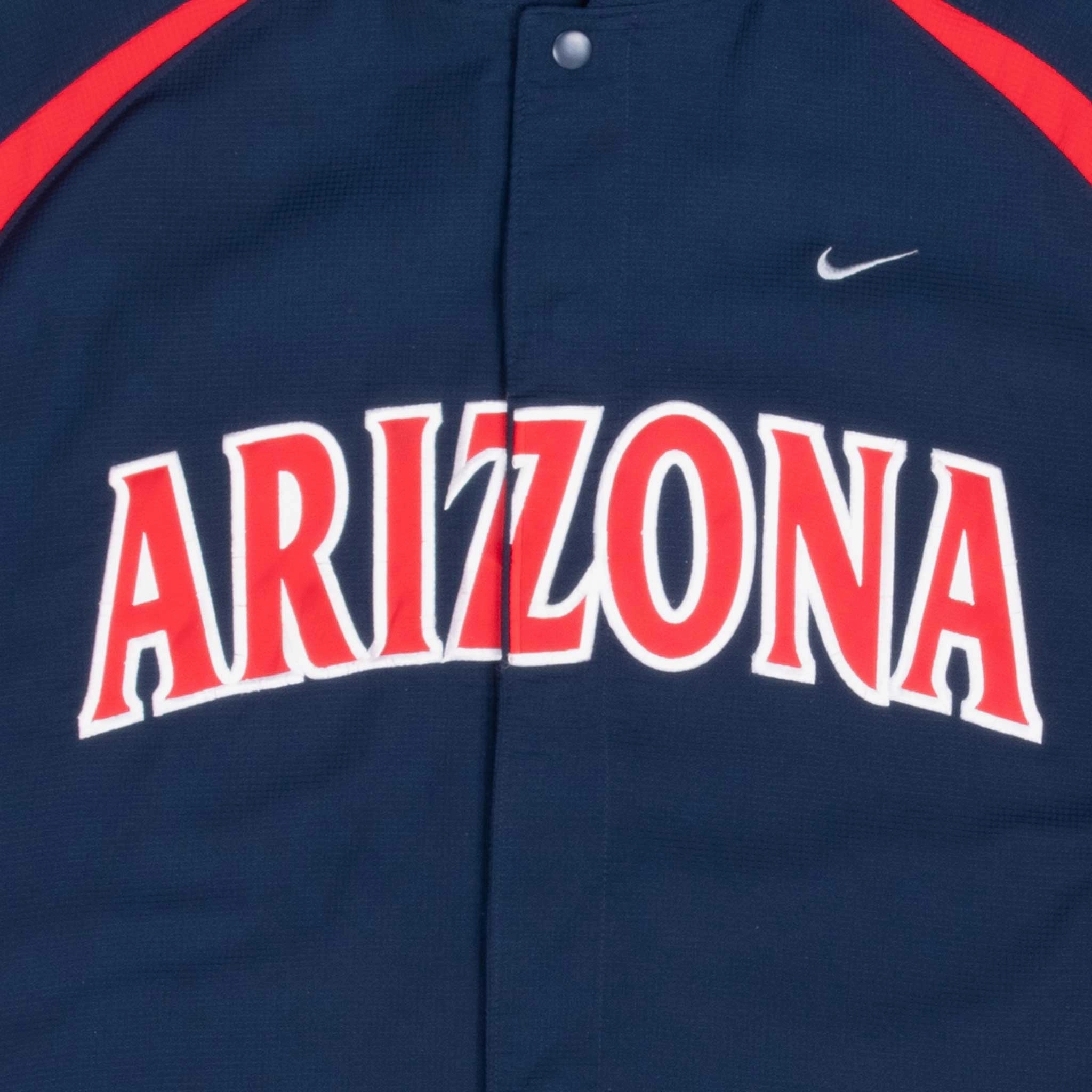 VINTAGE NCAA UNIVERSITY OF ARIZONA BASEBALL NIKE JERSEY 1990S XL