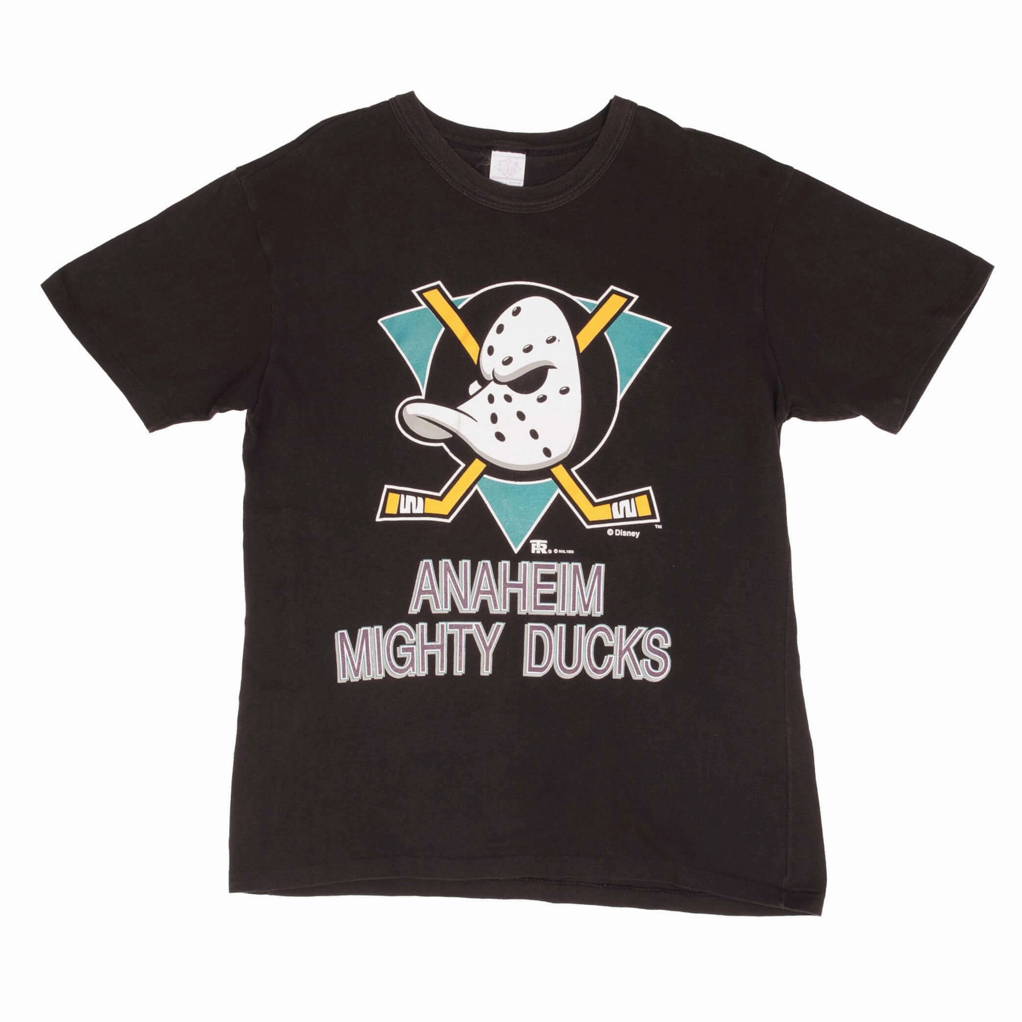 VINTAGE NHL ANAHEIM MIGHTY DUCKS DISNEY TEE SHIRT 1993 SIZE MEDIUM MADE IN USA