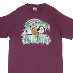 VINTAGE NHL ANAHEIM MIGHTY DUCKS DISNEY TEE SHIRT 1993 SIZE XL MADE IN USA
