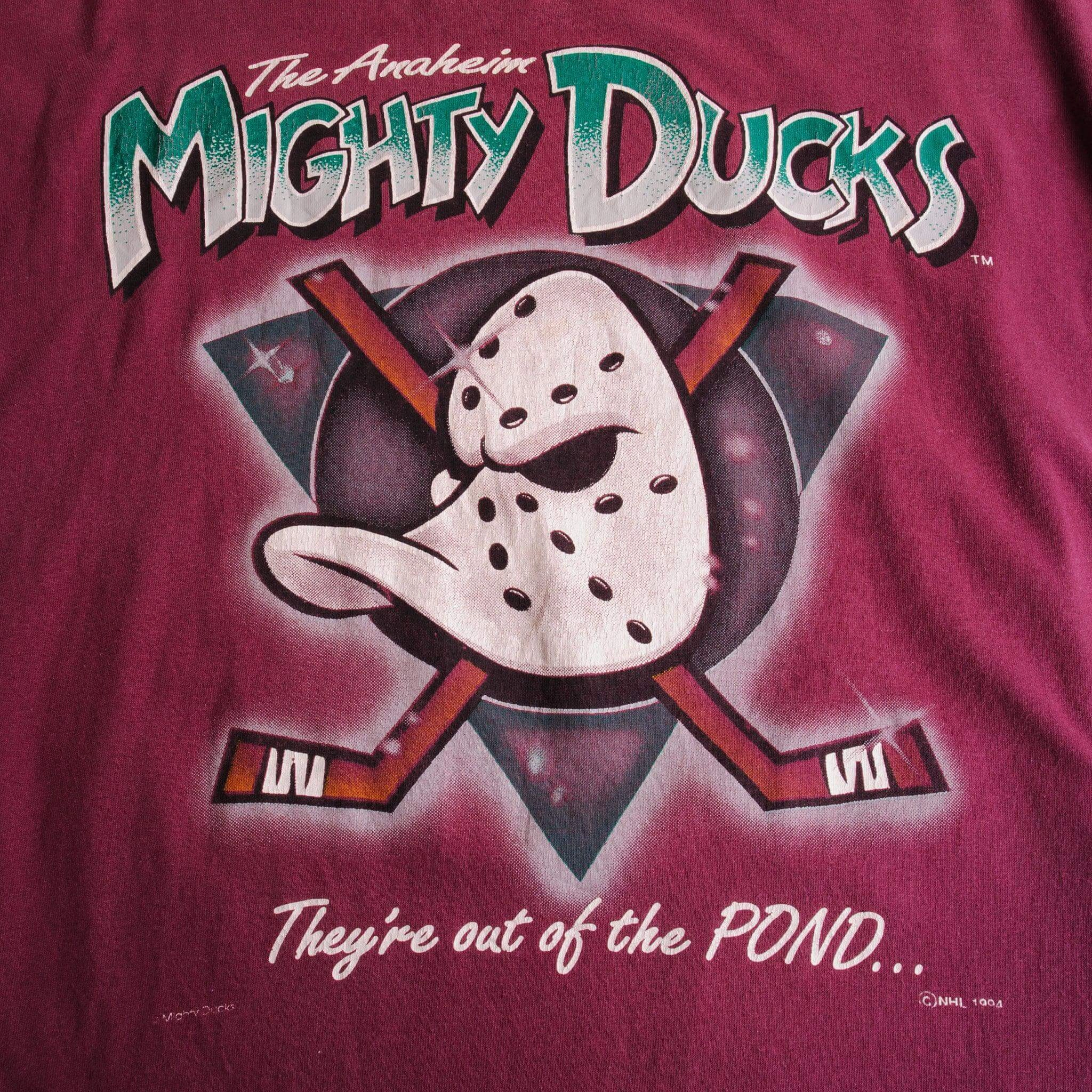 VINTAGE NHL ANAHEIM MIGHTY DUCKS TEE SHIRT 1994 SIZE XL MADE IN USA