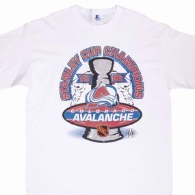 VINTAGE NHL COLORADO AVALANCHE STANLEY CUP CHAMPIONS 1996 TEE SHIRT XL
