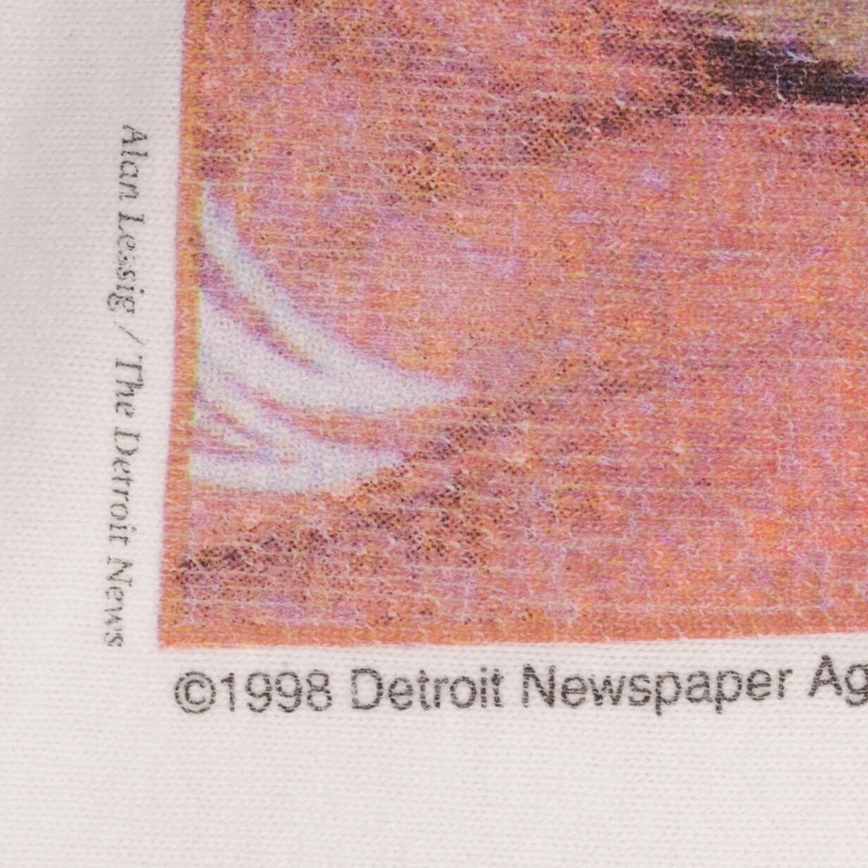 VINTAGE NHL DETROIT RED WINGS STANLEY CUP CHAMPIONS 1998 TEE SHIRT SIZE LARGE