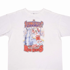 VINTAGE NHL DETROIT RED WINGS STANLEY CUP CHAMPIONS 1998 TEE SHIRT XL