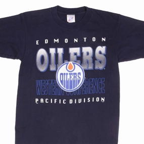 VINTAGE NHL EDMONTON OILERS 1990S TEE SHIRT SIZE MEDIUM