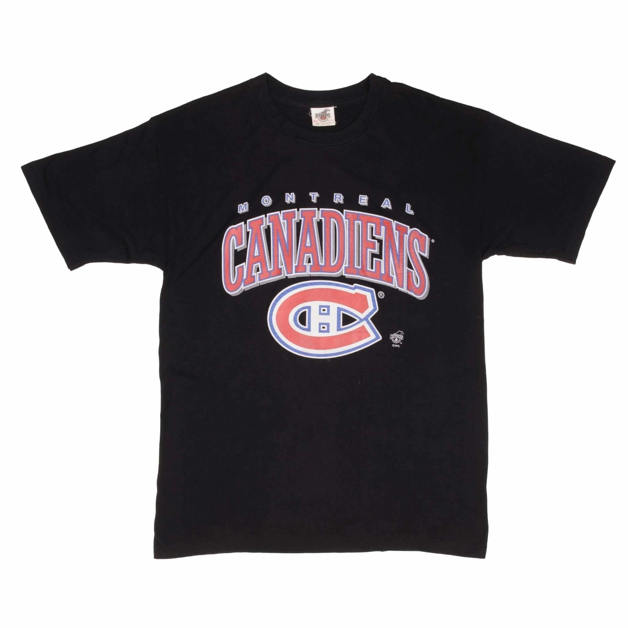 VINTAGE NHL MONTREAL CANADIENS 1990S TEE SHIRT SIZE LARGE