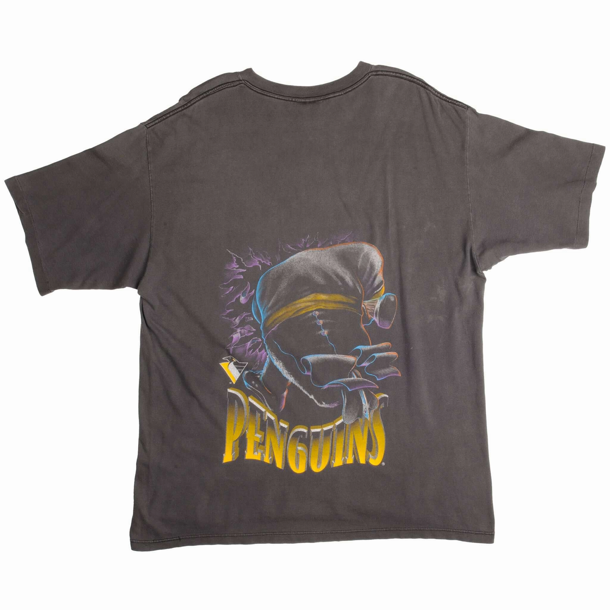 VINTAGE NHL PITTSBURGH PENGUINS TEE SHIRT 1990s SIZE XL MADE IN USA