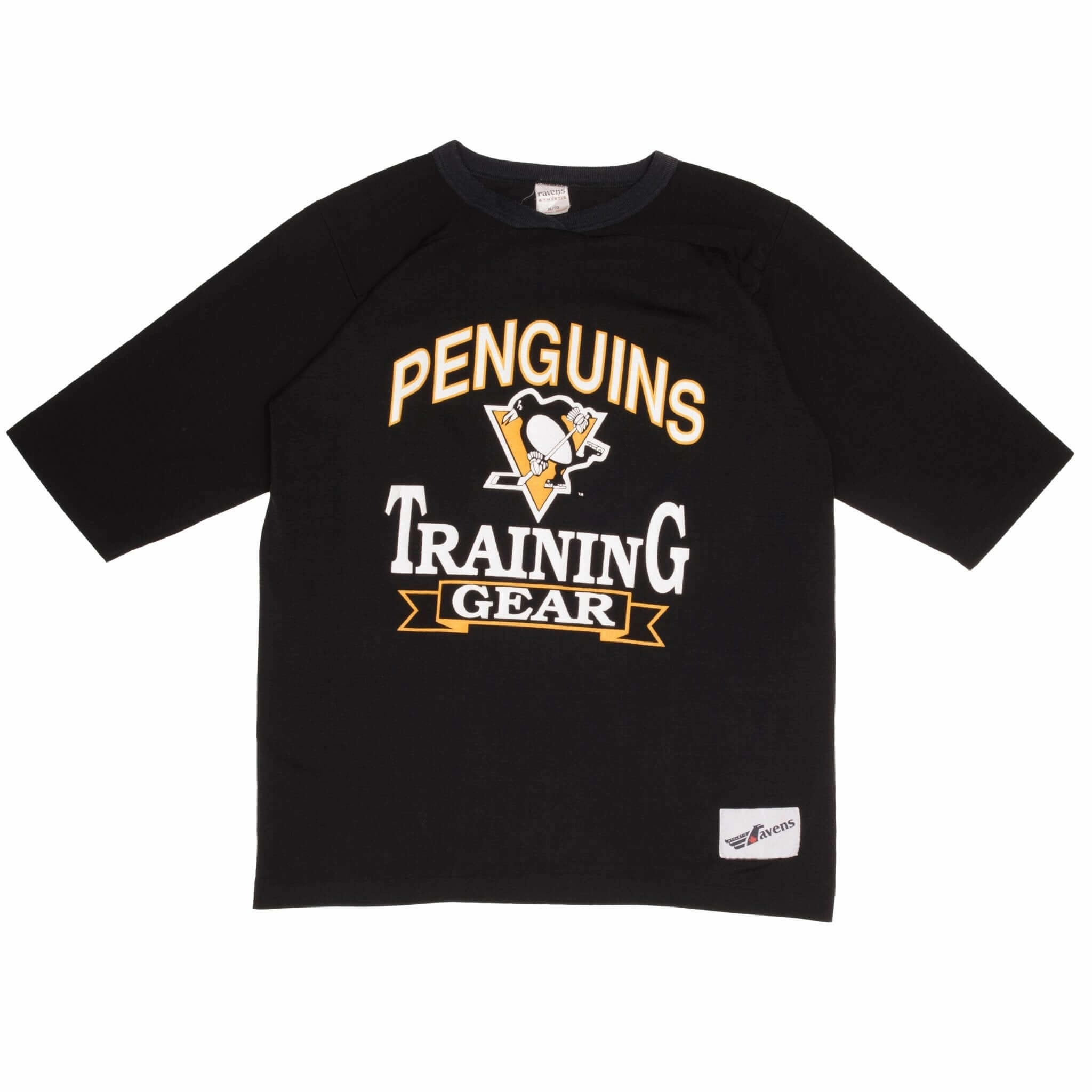 VINTAGE NHL PITTSBURGH PENGUINS TRAINING JERSEY 1980S SIZE XL