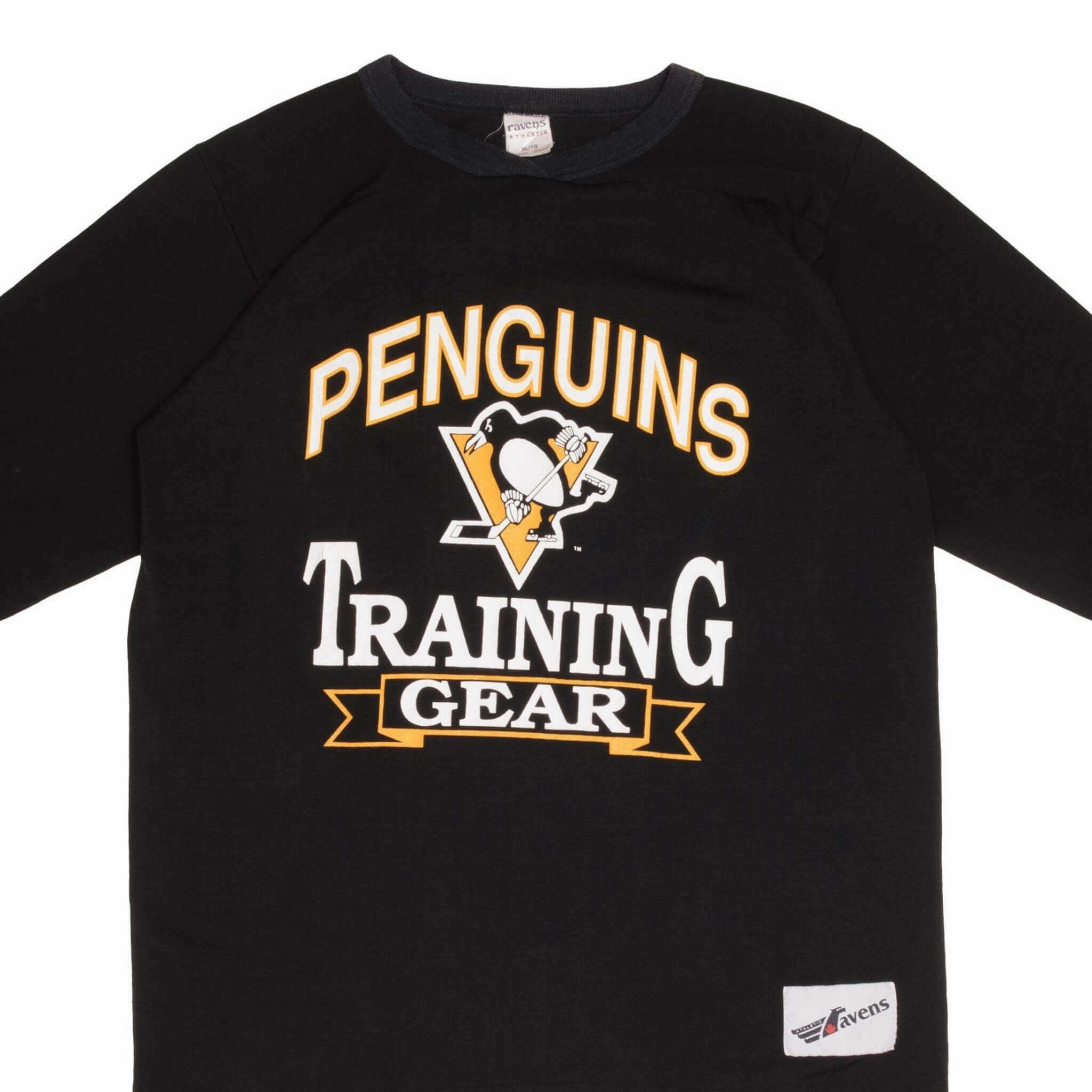 VINTAGE NHL PITTSBURGH PENGUINS TRAINING JERSEY 1980S SIZE XL