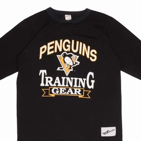 VINTAGE NHL PITTSBURGH PENGUINS TRAINING JERSEY 1980S SIZE XL
