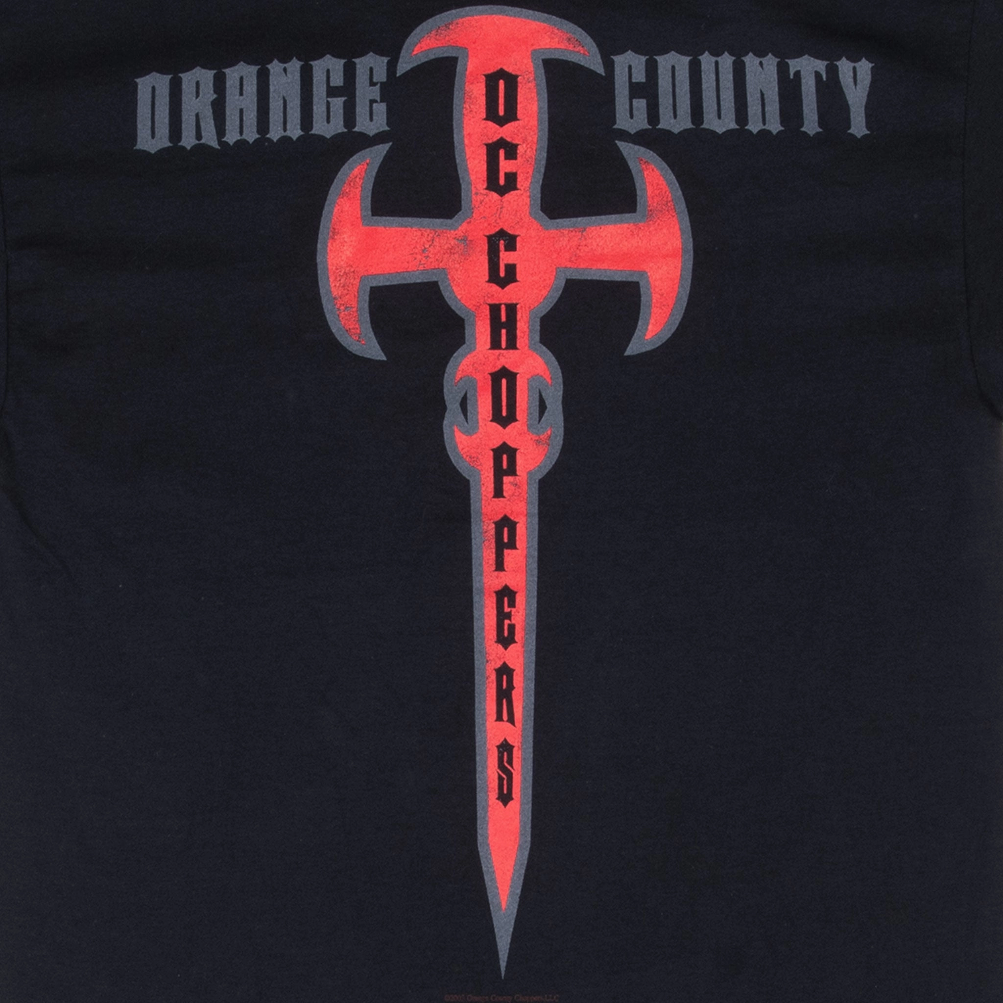 VINTAGE OCC ORANGE COUNTY CHOPPERS 2003 BIKER TEE SHIRT MEDIUM DEADSTOCK