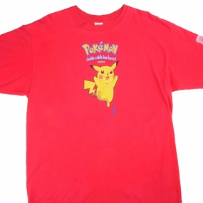 VINTAGE POKEMON X BURGER KING 1990S TEE SHIRT SIZE 2XL