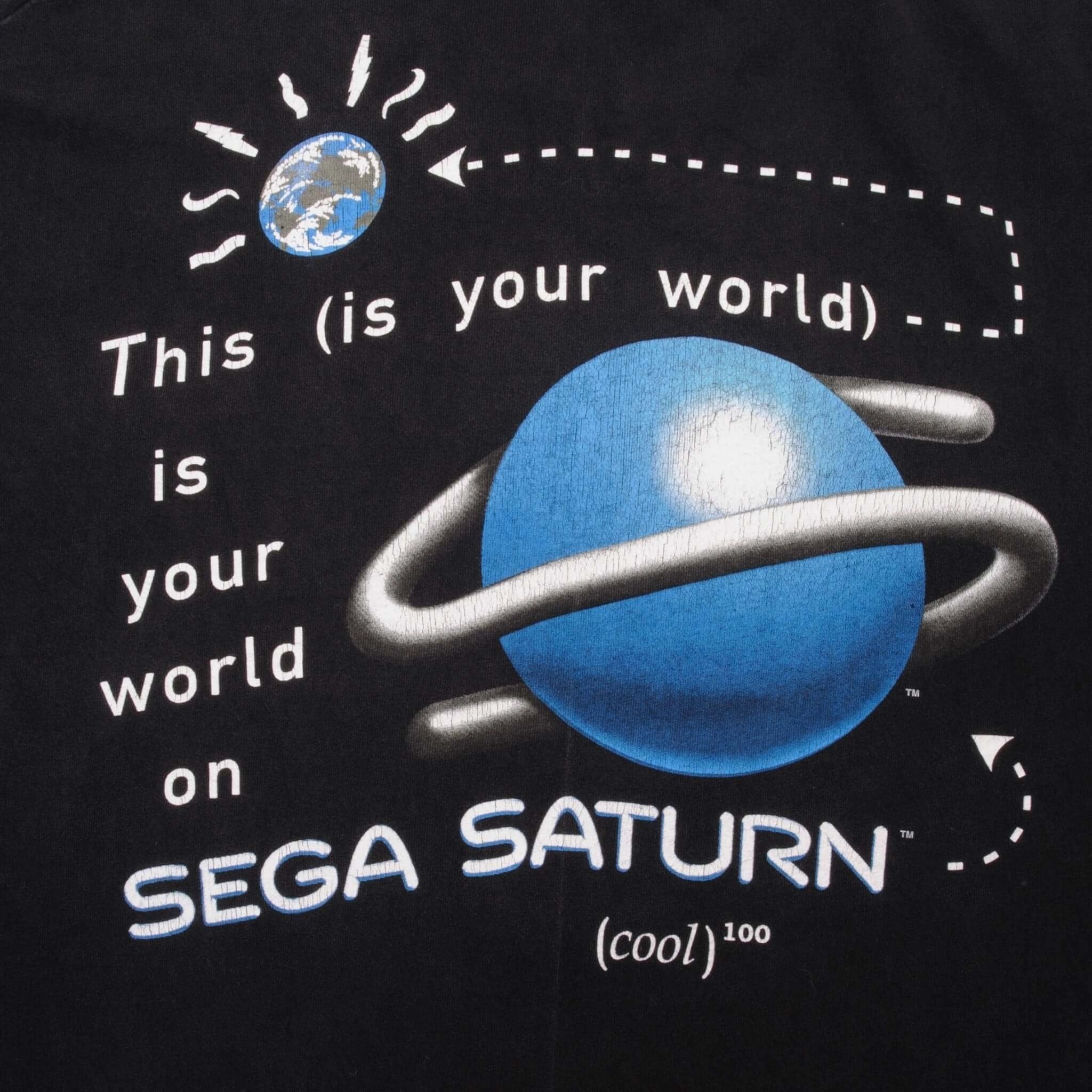VINTAGE SEGA SATURN 1990S TEE SHIRT SIZE XL MADE IN USA