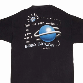 VINTAGE SEGA SATURN 1990S TEE SHIRT SIZE XL MADE IN USA