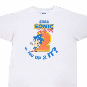 VINTAGE SEGA SONIC THE HEDGEHOG SEGA 1992 TEE SHIRT XL MADE IN USA