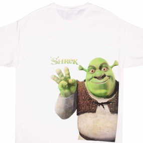 VINTAGE SHREK 3 DREAMWORKS WHITE TEE SHIRT SIZE XL