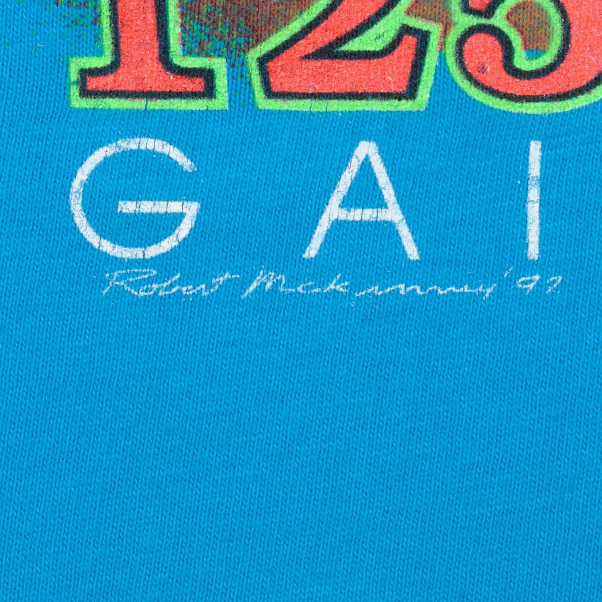 VINTAGE SIGNED AMA MOTOCROSS GATORBACK NATIONAL 1992 TEE SHIRT LARGE MADE USA