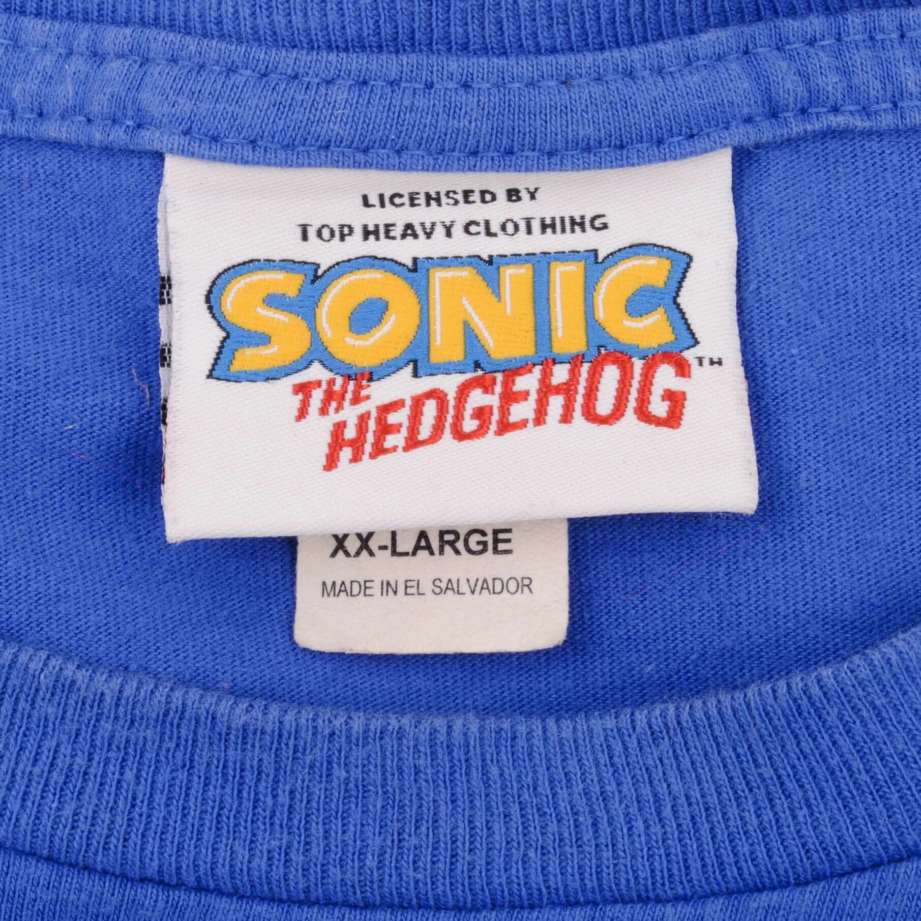 VINTAGE SONIC THE HEDGEHOG SEGA 2006 TEE SHIRT SIZE 2XL
