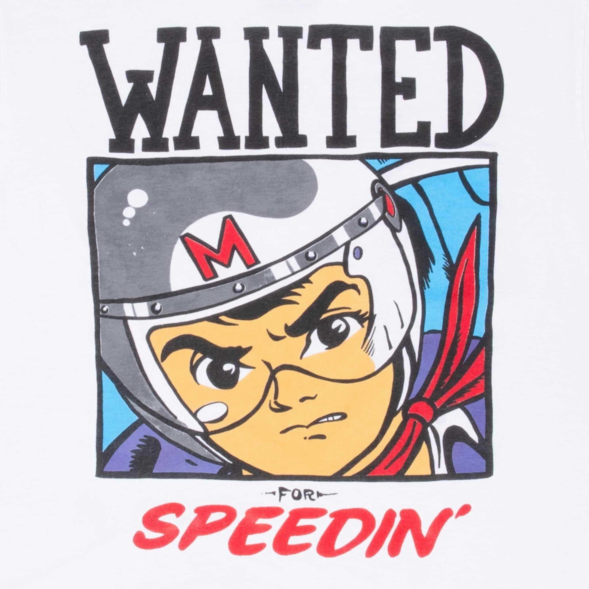 VINTAGE SPEED RACER WANTED FOR SPEEDING EARLY 1990S TEE SHIRT LARGE MADE IN USA