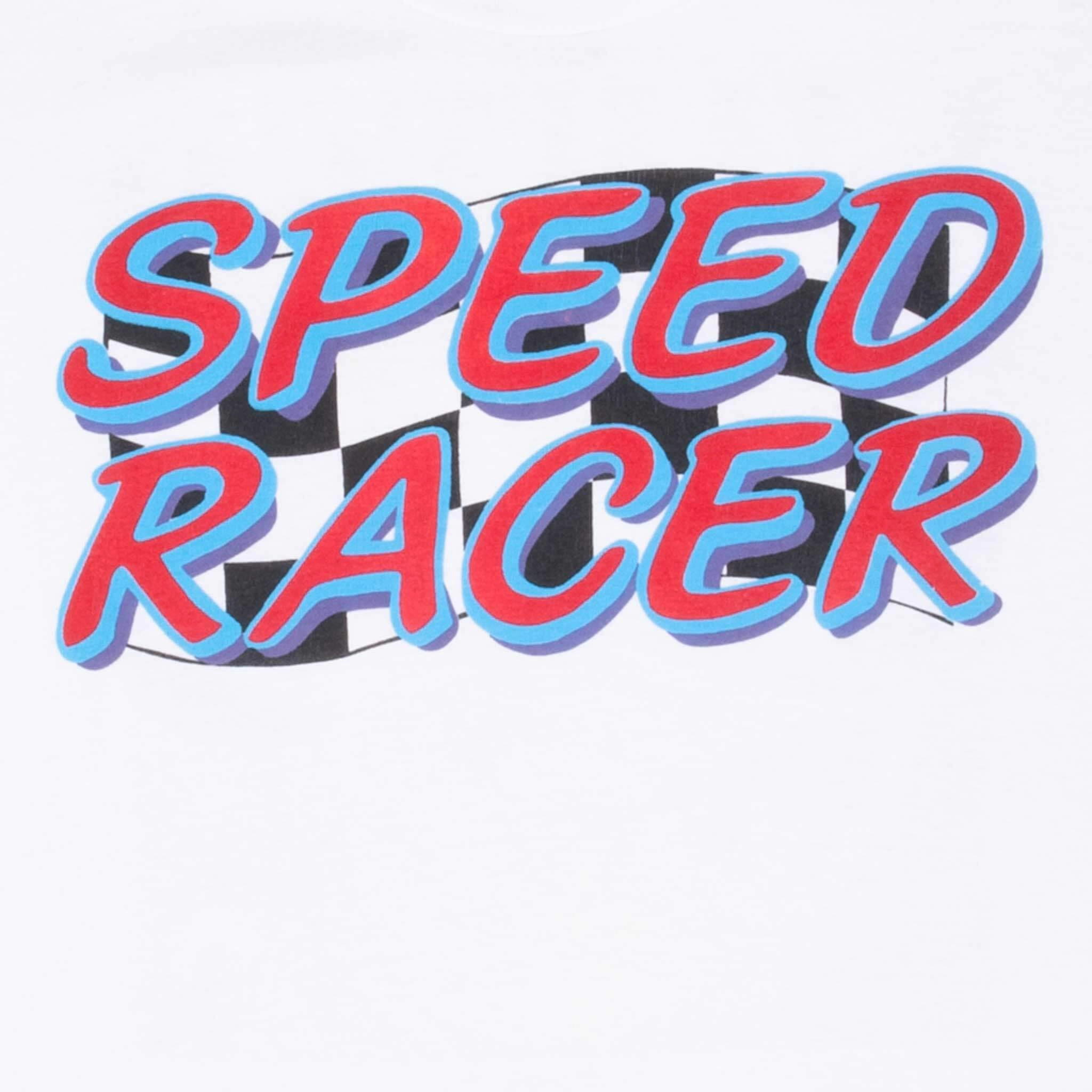 VINTAGE SPEED RACER WANTED FOR SPEEDING EARLY 1990S TEE SHIRT LARGE MADE IN USA