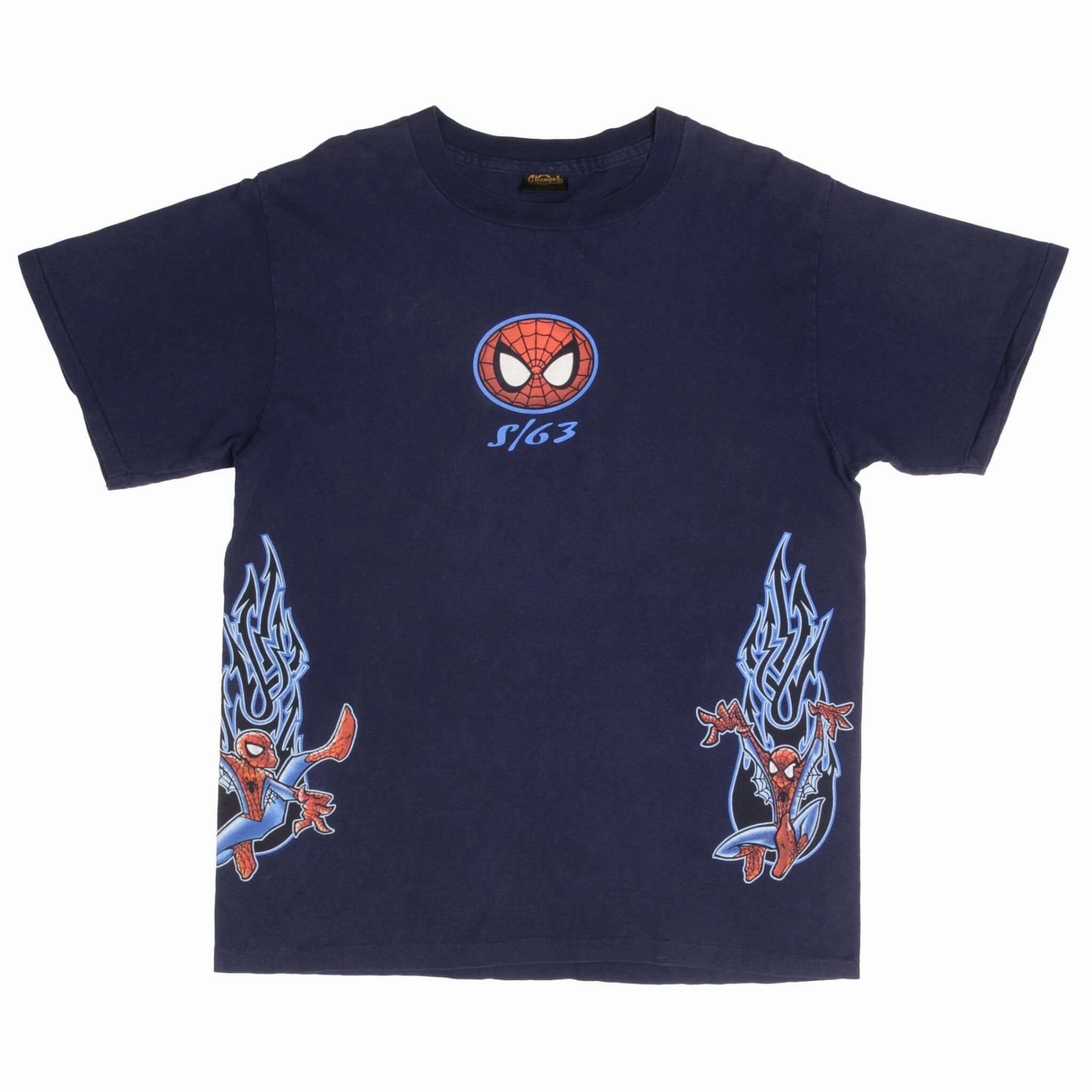 VINTAGE SPIDERMAN S/63 1990S TEE SHIRT SIZE LARGE MADE IN USA