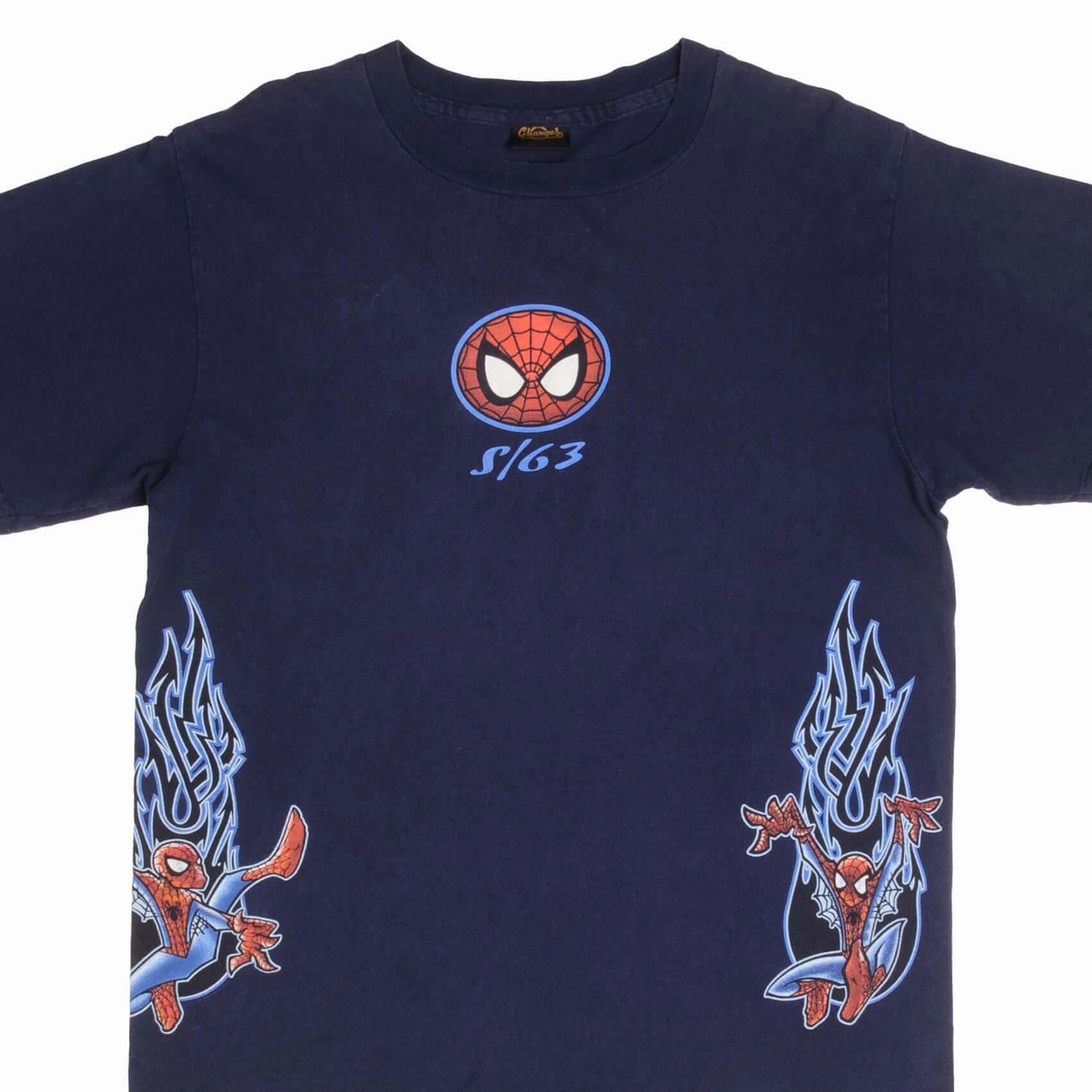 VINTAGE SPIDERMAN S/63 1990S TEE SHIRT SIZE LARGE MADE IN USA