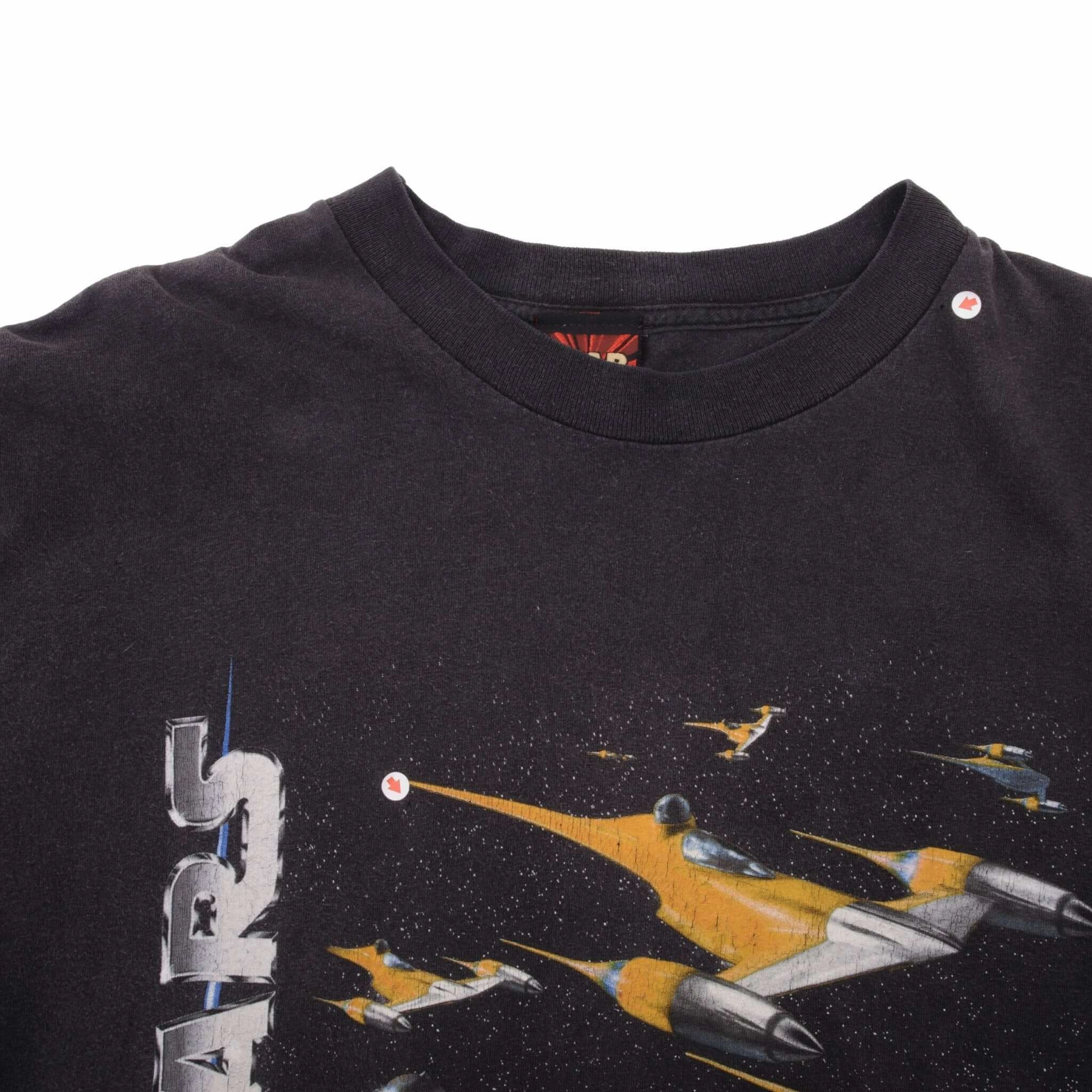 VINTAGE STAR WARS EPISODE 1 NABOO STARFIGHTER 1999 TEE SHIRT SIZE XL