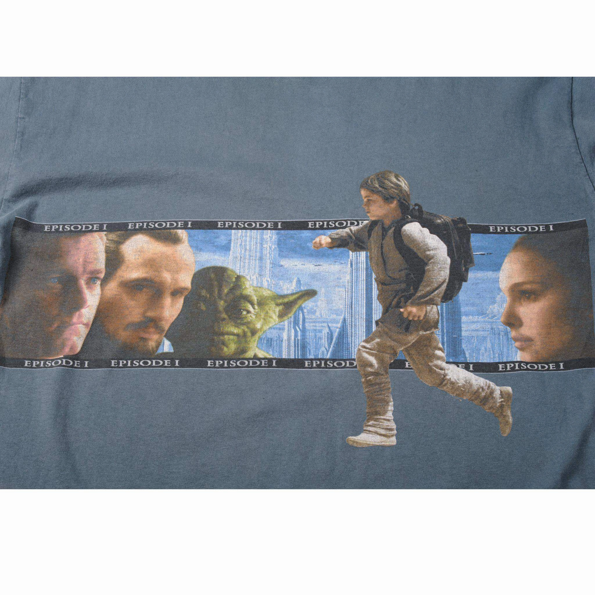 VINTAGE STAR WARS EPISODE 1 TEE SHIRT SIZE LARGE