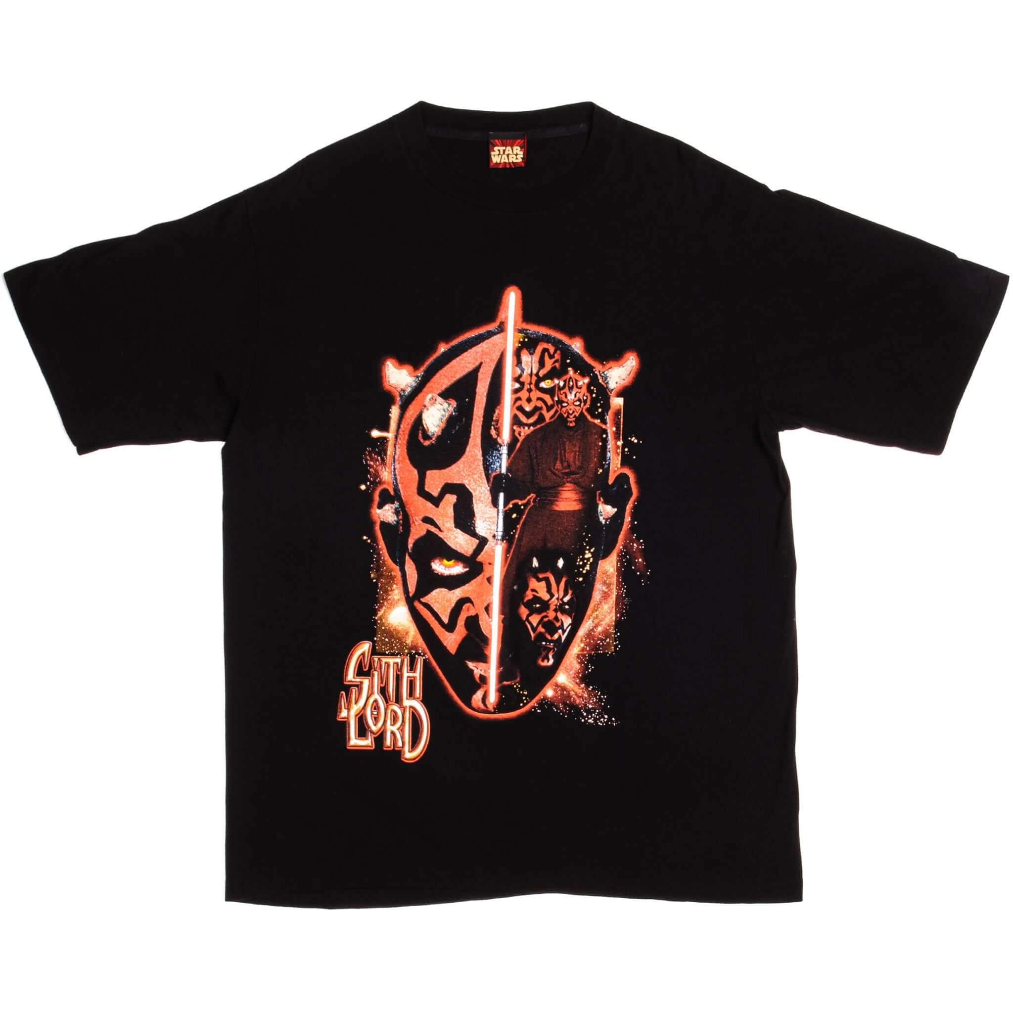 VINTAGE STAR WARS EPISODE 1 THE PHANTOM MENACE DARTH MAUL TEE SHIRT 1999- EARLY 2000s SIZE XL MADE IN USA