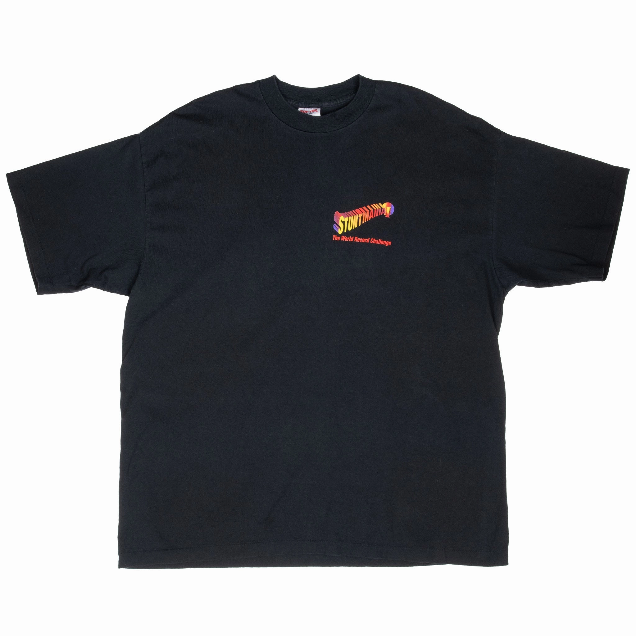 VINTAGE STUNTMANIA 1 MOTORCYCLE RACING 1996 TEE SHIRT 2XL MADE IN USA